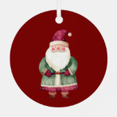 Ornements rouges et sapin de Noël étoilé (Verso)