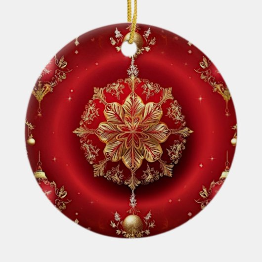 Ornements rouges Ornements de vacances (Devant)