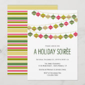 Ornements Suspendus - Invitation à la Fête de Fins (Devant / Derrière)