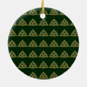 Ornements verts Trinity Knot (Dos)
