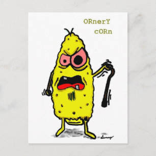Ornery Corn Briefkaart