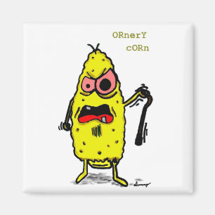 Ornery Corn Magnet Magneet