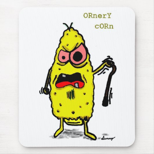 Ornery Corn Mousepad Muismat (Voorkant)