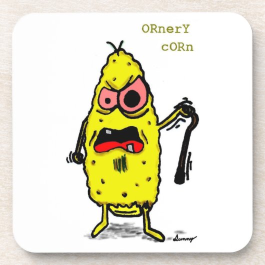 Ornery Corn Onderzetters - set van 6 (Voorkant)
