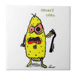 Ornery Corn Tile Tegeltje