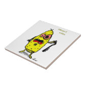 Ornery Corn Tile Tegeltje (Zijkant)