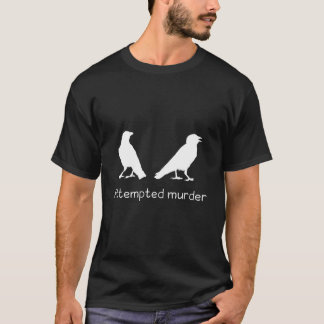 Ornithologie Vogel Kraai Poging T-shirt