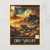 Oro Valley, Arizona | Carte postale Vintage (Devant)