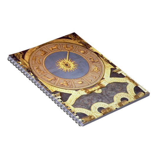 Orologio Zodicale (Zodiac Clock) (fresco en gilde) Notitieboek (Rechterzijde)