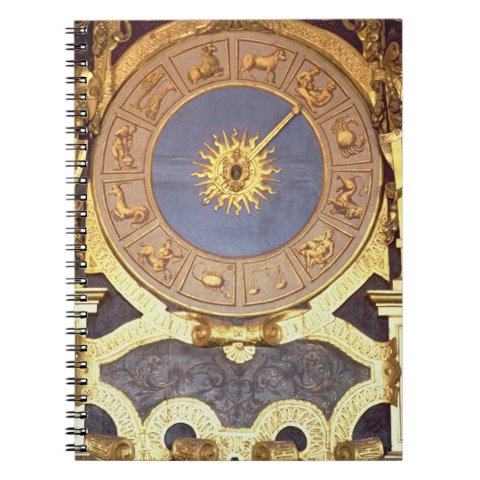 Orologio Zodicale (Zodiac Clock) (fresco en gilde) Notitieboek (Voorkant)