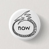 orouboros nu , jojo ronde button 3,2 cm (Voorkant)