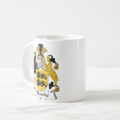 O'Rourke Family Crest Koffiemok (Voorkant links)