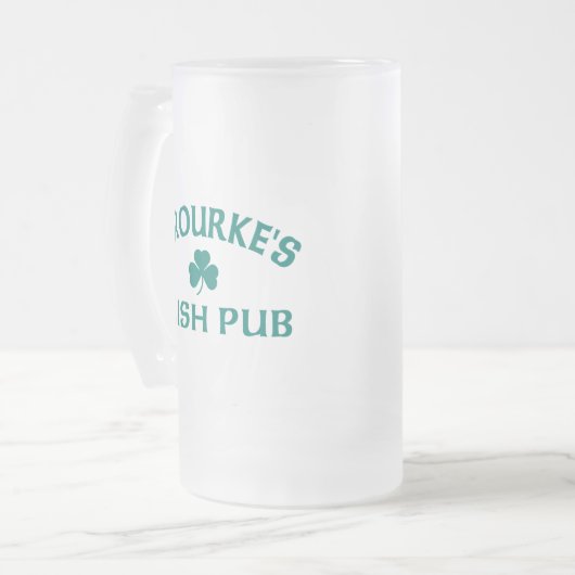 O'Rourke's Irish Pub Matglas Bierpul (Voorkant links)