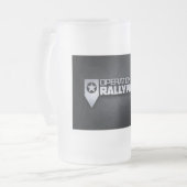 ORP Frosted Beer Mug Matglas Bierpul (Voorkant links)