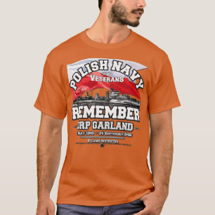 ORP Garland Poolse marineoorlog WWII T-shirt