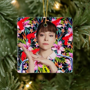 Orphan Black   Alison - Floral Pattern Keramisch Ornament