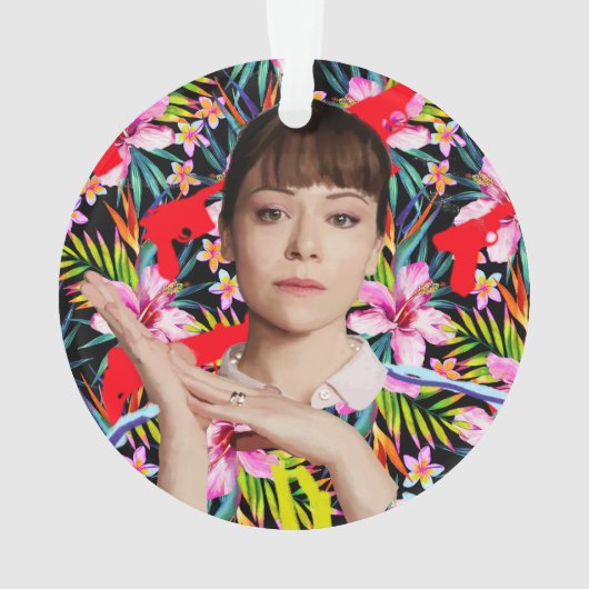 Orphan Black | Alison - Floral Pattern Ornament (achterkant)