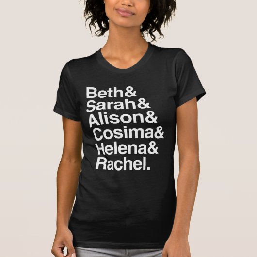 Orphan Black | Ampersand-ontwerp T-shirt (Voorkant)