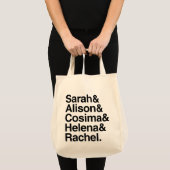 Orphan Black | Ampersand-ontwerp Tote Bag (Voorkant (product))