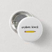 Orphan Black badge / Button - Rachel Pencil (Voorkant /achterkant)