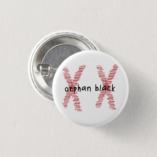 Orphan Black badge / Button - Rudy (Voorkant /achterkant)