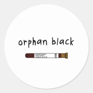 Orphan Black badge / knop - injectieflacon Ronde Sticker
