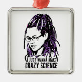 Orphan Black | Cosima - Crazy Science Metalen Ornament (Voorkant)