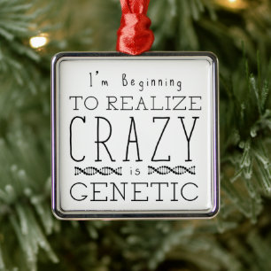 Orphan Black   Crazy is Genetisch Metalen Ornament