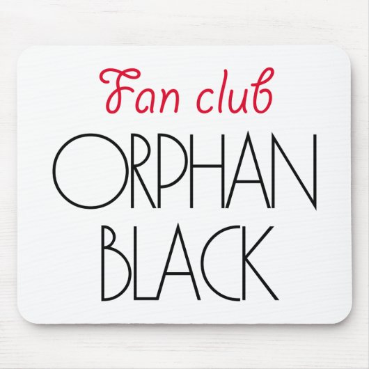 Orphan Black fan club Muismat (Voorkant)