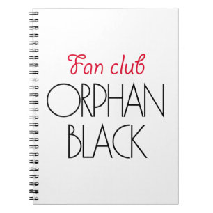 Orphan Black fan club Notitieboek