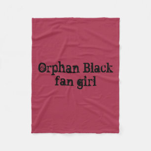 Orphan Black fan girl in fancy Gothics Fleece Deken