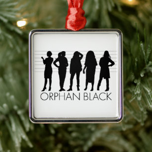 Orphan Black Karakter Silhouette Metalen Ornament
