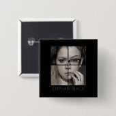 Orphan Black | Kloon Vierkante Button 5,1 Cm (Voorkant /achterkant)