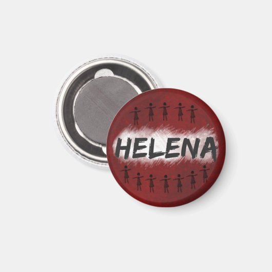Orphan Black magneet - Helena (Voorkant / Achterkant)