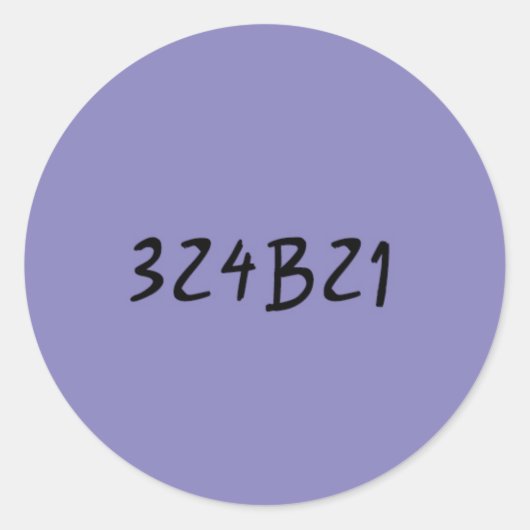 Orphan Black sticker - Cosima paars 324b21 (Voorkant)