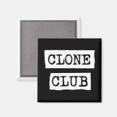 Orphan Black | Typografie van Clone Club Magneet (Voorkant / Achterkant)