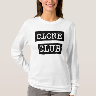 Orphan Black Typografie van Clone Club T-shirt