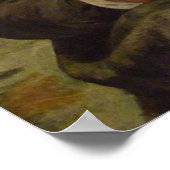 Orphan Girl op het kerkhof Poster (Hoek)