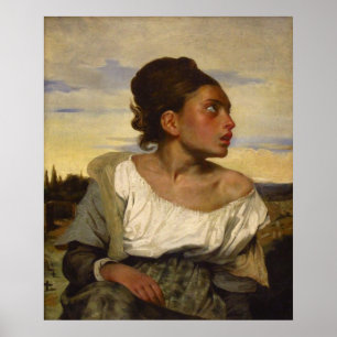Orphan Girl op het kerkhof Poster