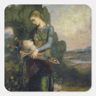 Orpheus, 1865 vierkante sticker