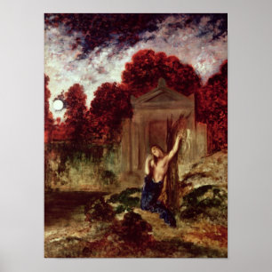Orpheus aan de Tomb van Eurydice Poster
