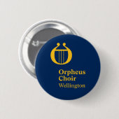 Orpheus Choir Wellington Badges (Devant & derrière)