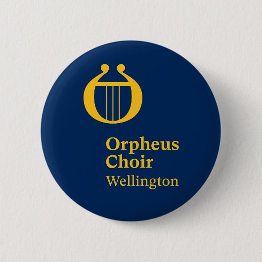 Orpheus Choir Wellington Badges Ronde Button 5,7 Cm (Voorkant)