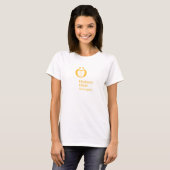 Orpheus Choir Wellington femmes T-Shirt blanc/or (Devant entier)
