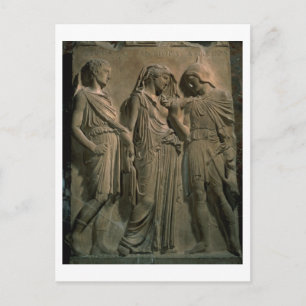 Orpheus, Eurydice en Hermes (marmer) Briefkaart