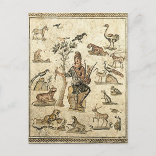 Orpheus met de dieren briefkaart