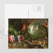 Orpheus met een Harp die aan Pluto speelt Briefkaart (Voorkant / Achterkant)