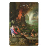 Orpheus met een Harp die aan Pluto speelt Mini Klembord (Achterkant)