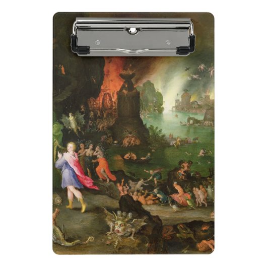 Orpheus met een Harp die aan Pluto speelt Mini Klembord (Voorkant)