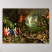 Orpheus met een Harp die aan Pluto speelt Poster (Voorkant)